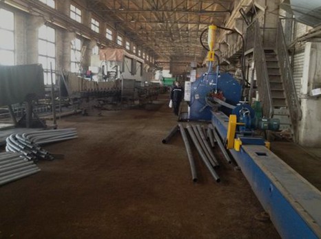 Light pole shut- welding machine for KAZAKH